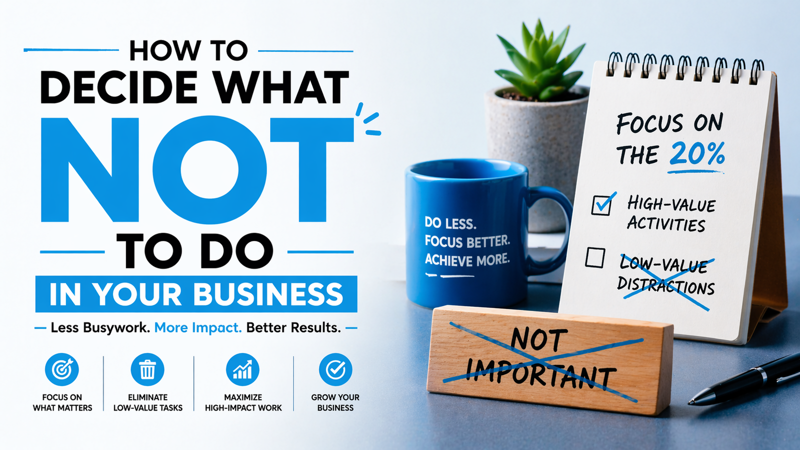 What NOT to Do in Your Business (And Why It Matters)