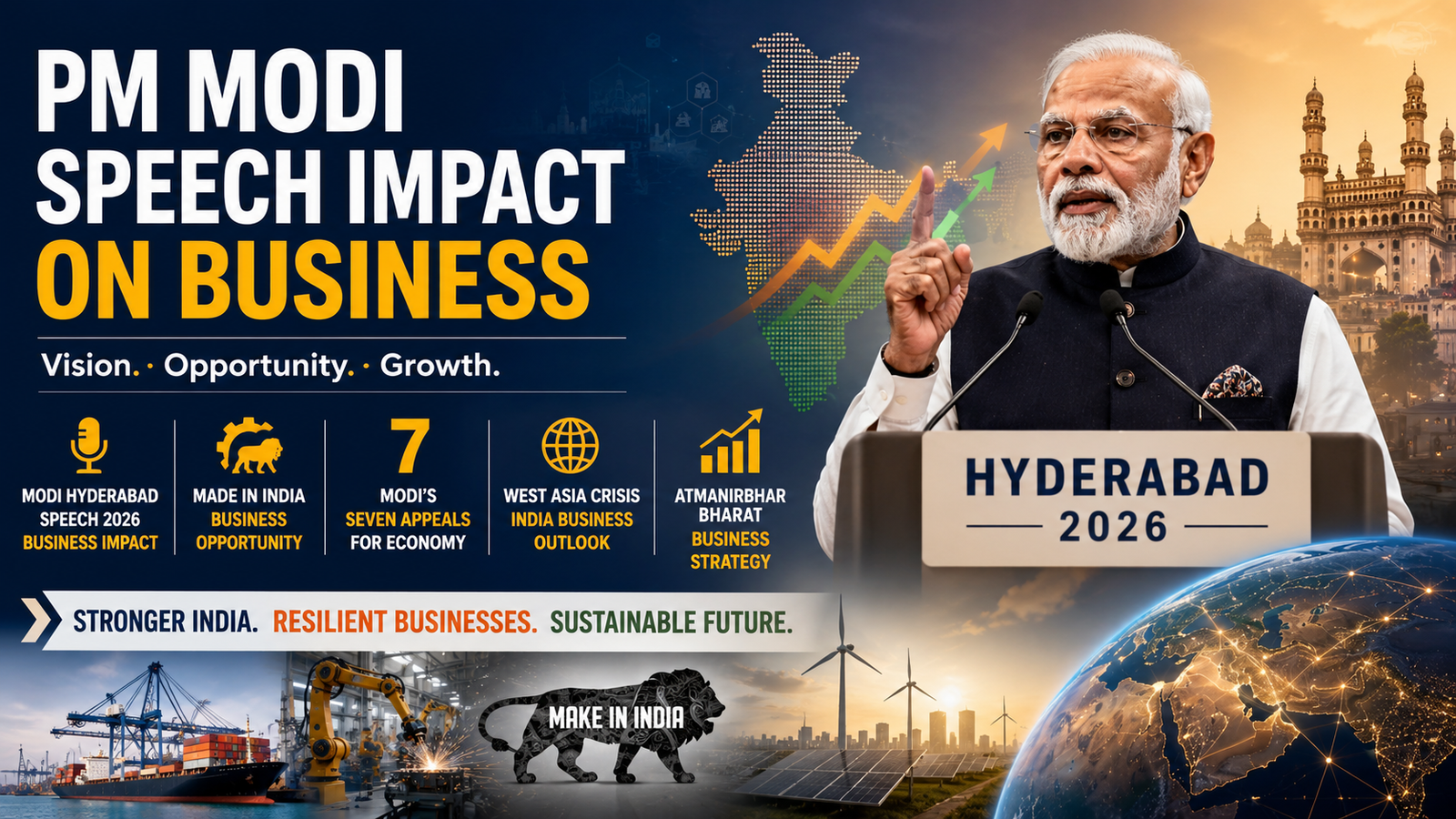 PM Modi speech impact on business